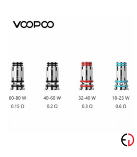 VooPoo Pack 5 résistances PNP-X