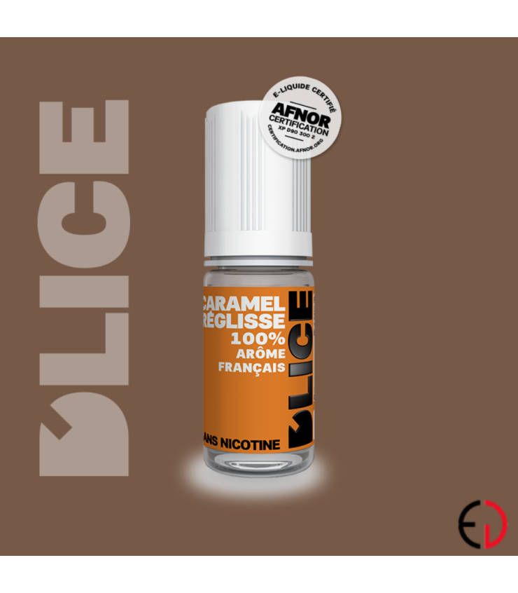 Dlice Caramel Réglisse 10ml
